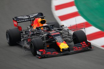 Max Verstappen, Red Bull Racing RB15 with aero sensors