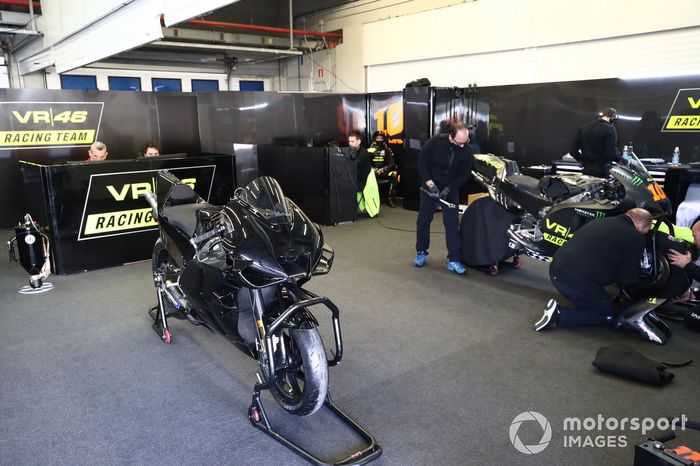 La moto Ducati de MotoGP