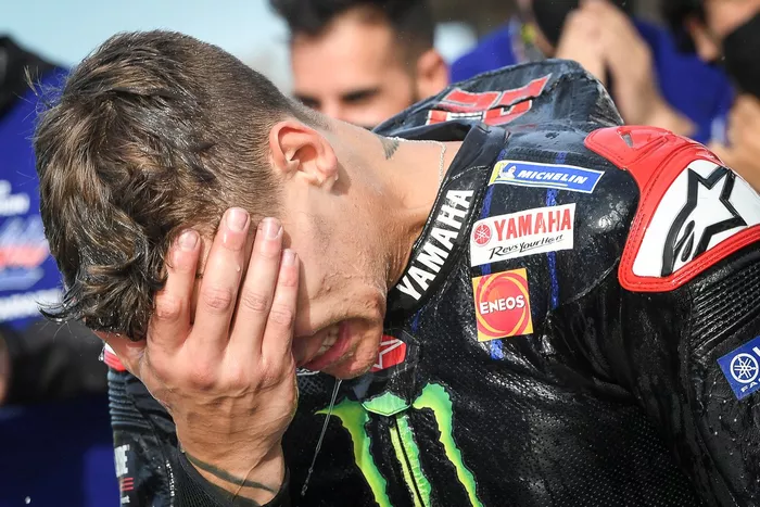 Fabio Quartararo, Yamaha Factory Racing, fête son titre de champion du monde