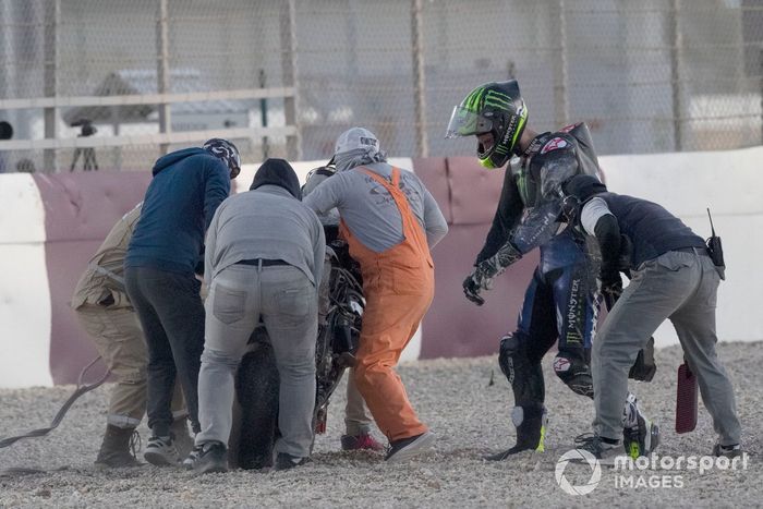 Caída de Cal Crutchlow, Yamaha Factory Racing