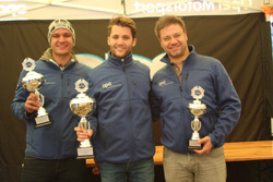 Sandro Fehr, Thierry Kilchenmann, Fabio Gubitosi, Podium Rennen 1