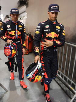 Max Verstappen, Red Bull Racing and Daniel Ricciardo, Red Bull Racing