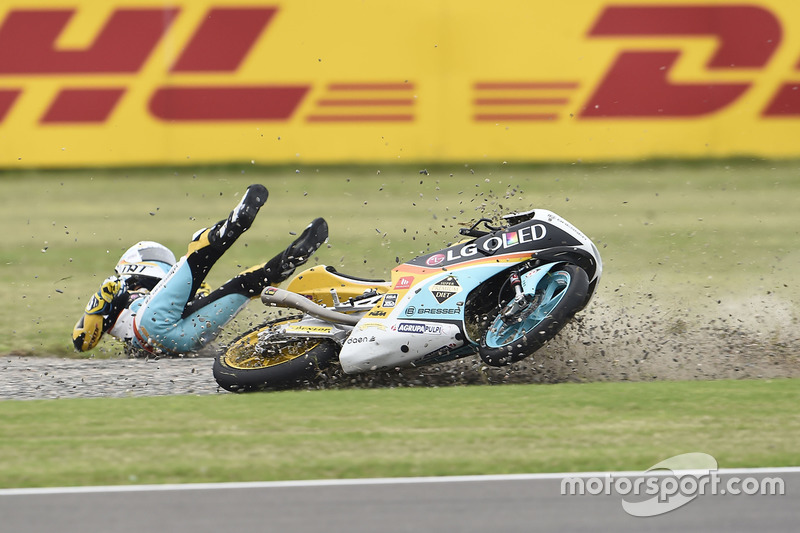 Accidente de Juanfran Guevara, RBA Racing Team