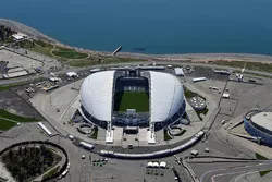 Vista aérea del circuito de Sochi