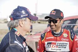 Nasser Al-Attiyah, Toyota Gazoo Racing, Carlos Sainz, Peugeot Sport