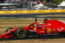 Le vainqueur Sebastian Vettel, Ferrari SF71H