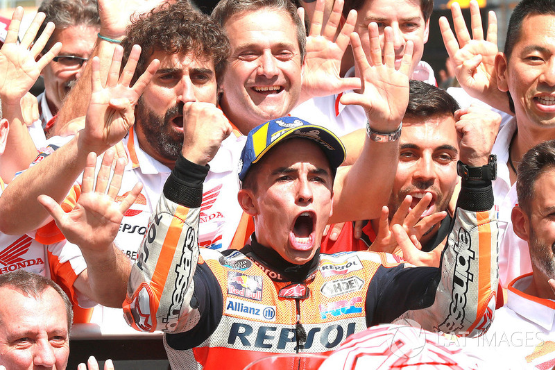 Ganador de la carrera Marc Marquez, Repsol Honda Team