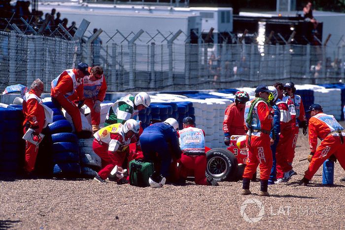 Choque de Michael Schumacher, Ferrari