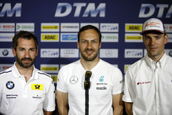 Пресс-конференция: Тимо Глок, BMW Team RMG, BMW M4 DTM; Гэри Паффет, Mercedes-AMG Team ART, Mercedes