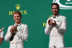Segundo, Nico Rosberg, Mercedes AMG F1, ganador, Lewis Hamilton, Mercedes AMG F1