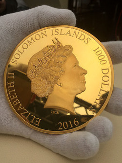 Moneda de oro de Fórmula 1