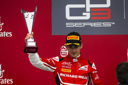Podium: tweede Charles Leclerc, ART Grand Prix
