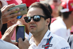 Felipe Massa, Williams, met fans