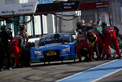Boxenstopp: Edoardo Mortara, Audi Sport Team Abt Sportsline, Audi RS 5 DTM