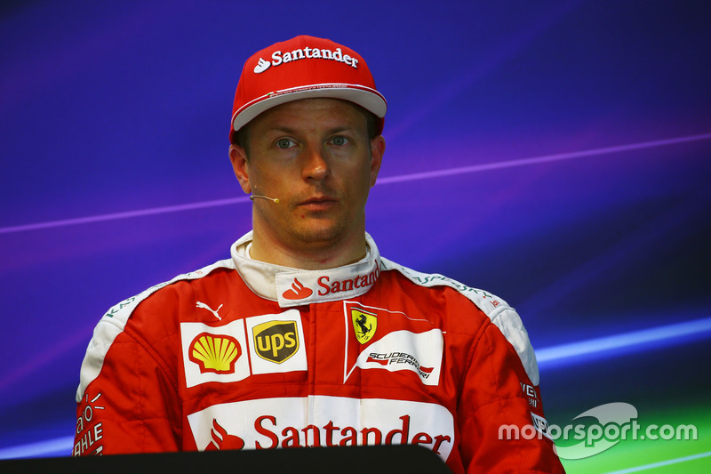 Kimi Raikkonen, Ferrari nella conferenza stampa FIA