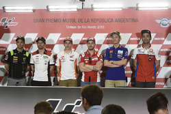 Johann Zarco, Monster Yamaha Tech 3, Cal Crutchlow, Team LCR Honda, Marc Márquez, Repsol Honda Team, Andrea Dovizioso, Ducati Team, Valentino Rossi, Yamaha Factory Racing, Danilo Petrucci, Pramac Racing