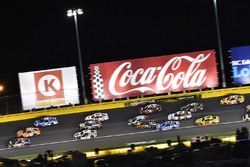 Denny Hamlin, Joe Gibbs Racing, Toyota Camry FedEx Express and Daniel Suarez, Joe Gibbs Racing, Toyo