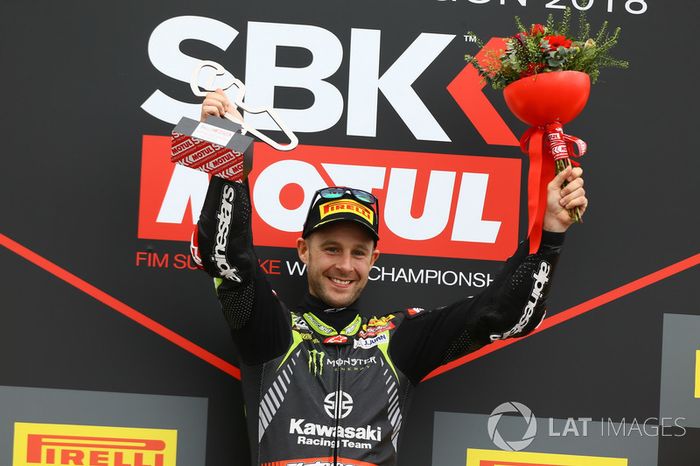 Podium: Jonathan Rea, Kawasaki Racing