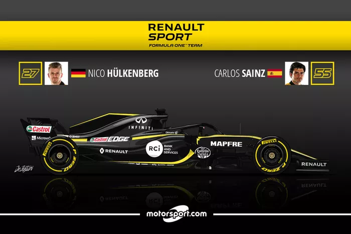 Nico Hulkenberg 9 Carlos Sainz 6