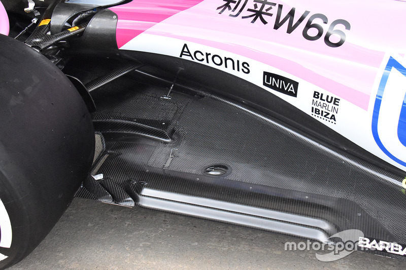 Детали днища Force India VJM11