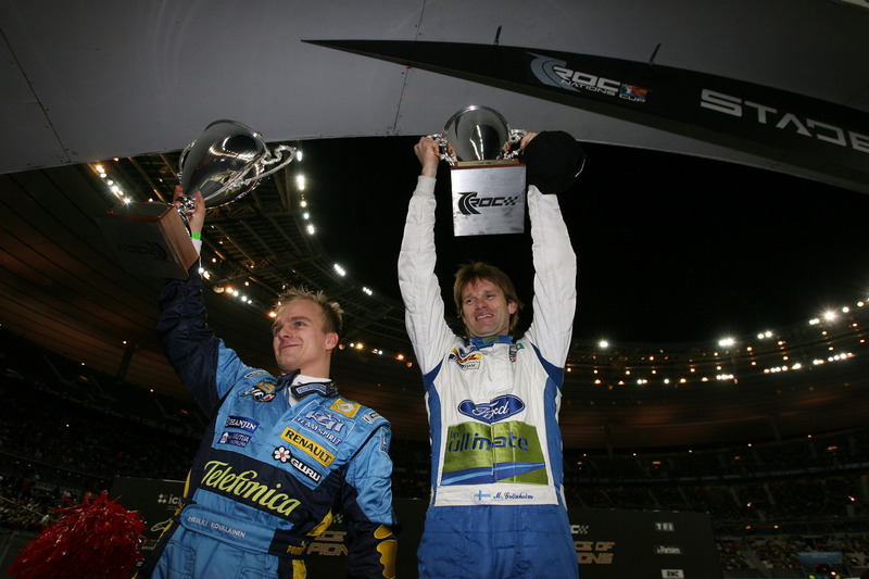 Heikki Kovalainen y Marcus Gronholm