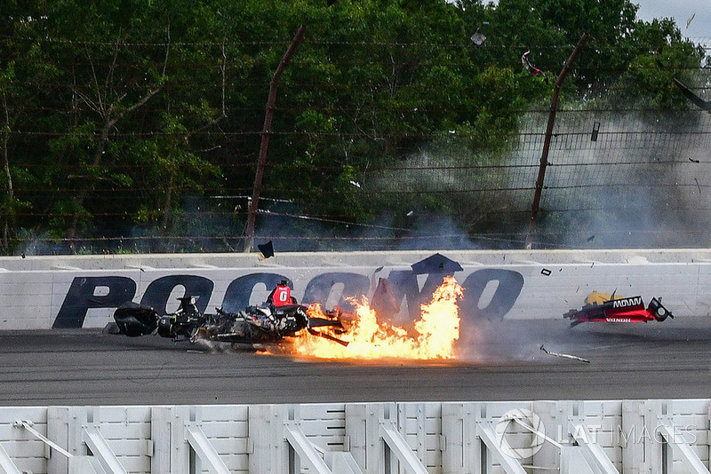 Robert Wickens crash at Pocono