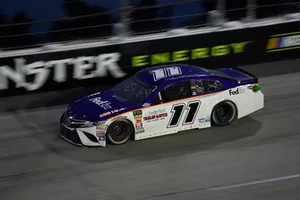 Denny Hamlin, Joe Gibbs Racing, Toyota Camry FedEx Throwback Toyota Camry