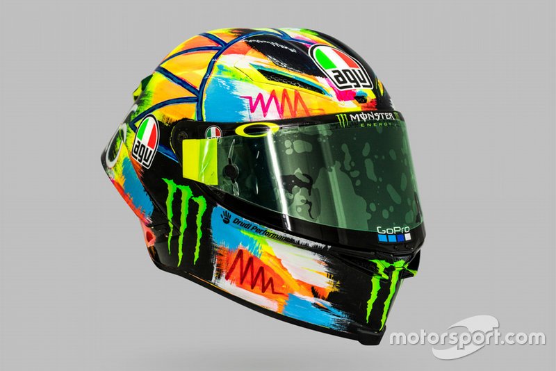 Il casco di Valentino Rossi, Yamaha Factory Racing