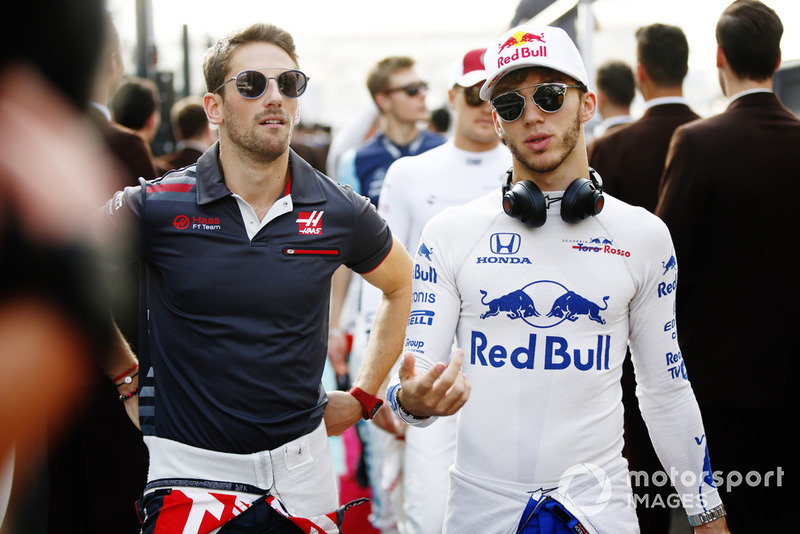 Ромен Грожан, Haas F1 Team, П'єр Гаслі, Scuderia Toro Rosso