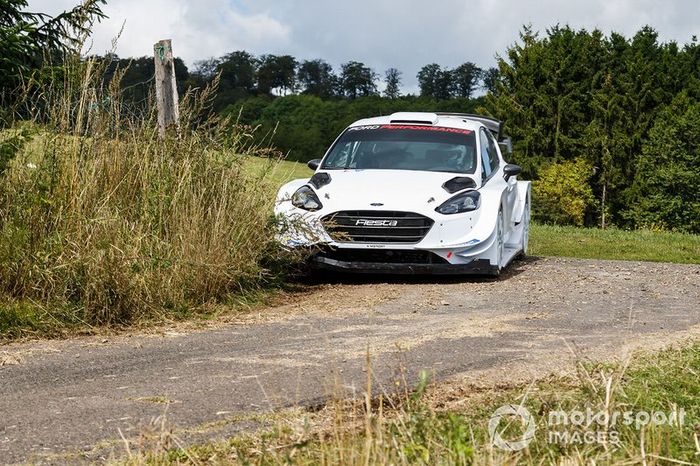 Valtteri Bottas prueba un M-Sport Ford Fiesta WRC

