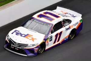  Denny Hamlin, Joe Gibbs Racing, Toyota Camry FedEx Express