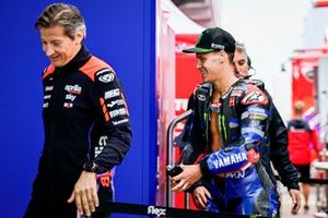 Fabio Quartararo, Yamaha Factory Racing, Massimo Rivola, CEO de Aprilia Racing