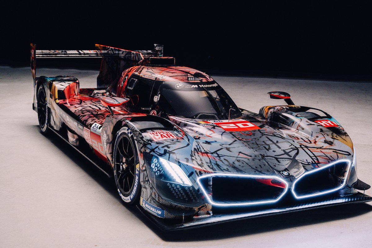 BMW Mハイブリッド V8 ルマン24h 2024 BMW M Hybrid V8 Art Car unveil Le Mans