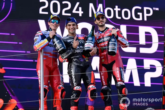 Marc Marquez, Gresini Racing, Jorge Martin, Pramac Racing, Francesco Bagnaia, Ducati Team
