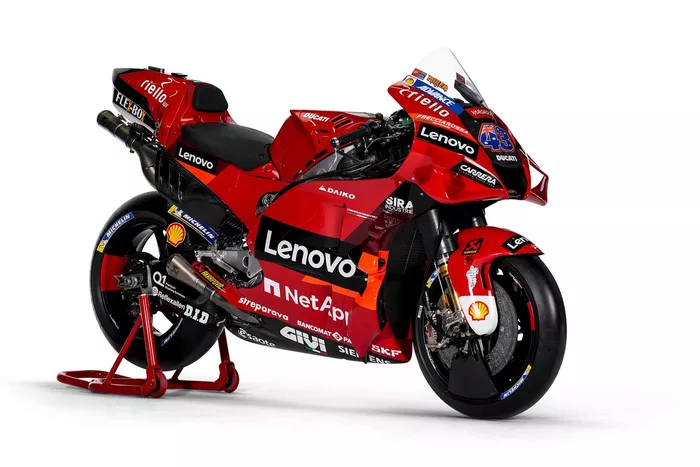 Presentación de la moto Ducati