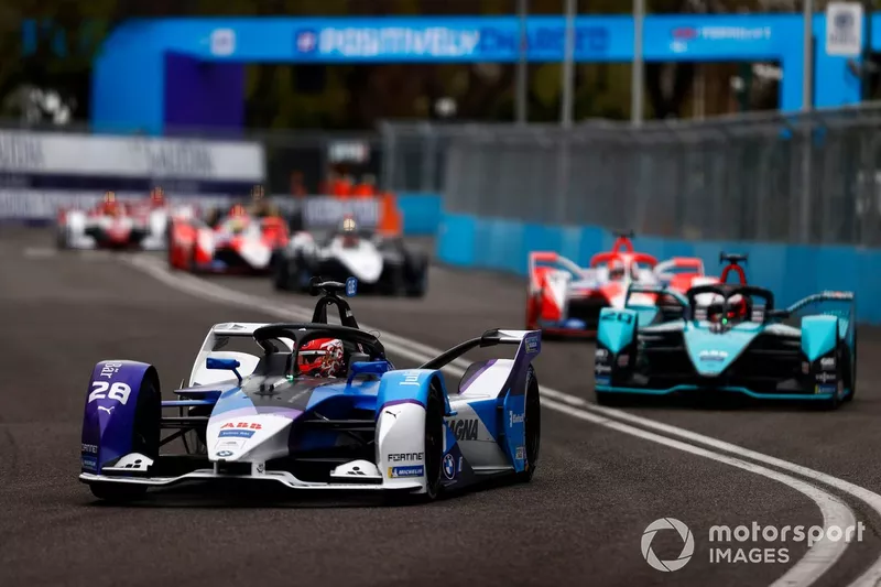 Maximilian Günther, BMW I Andretti Motorsports, BMW iFE.21, Mitch Evans, Jaguar Racing, Jaguar I-Type 5