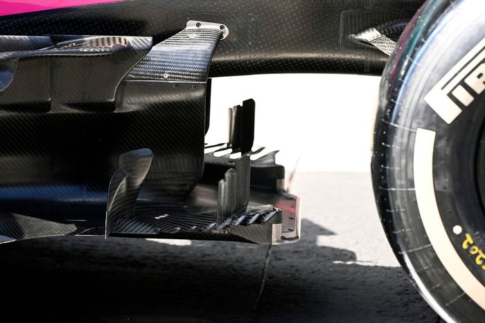 Detalle del Aston Martin AMR21 detail