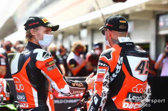 Chaz Davies, ARUBA.IT Racing Ducati, Scott Redding, Aruba.it Racing Ducati