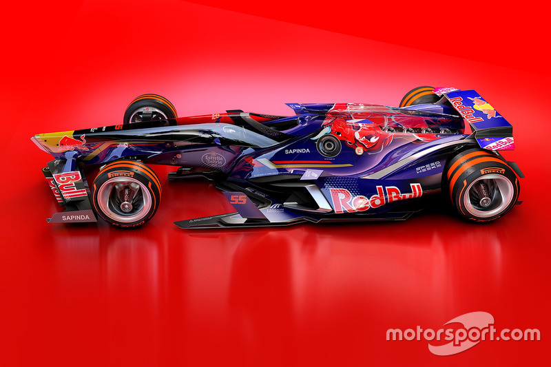 Toro Rosso 2030 diseño fantasy