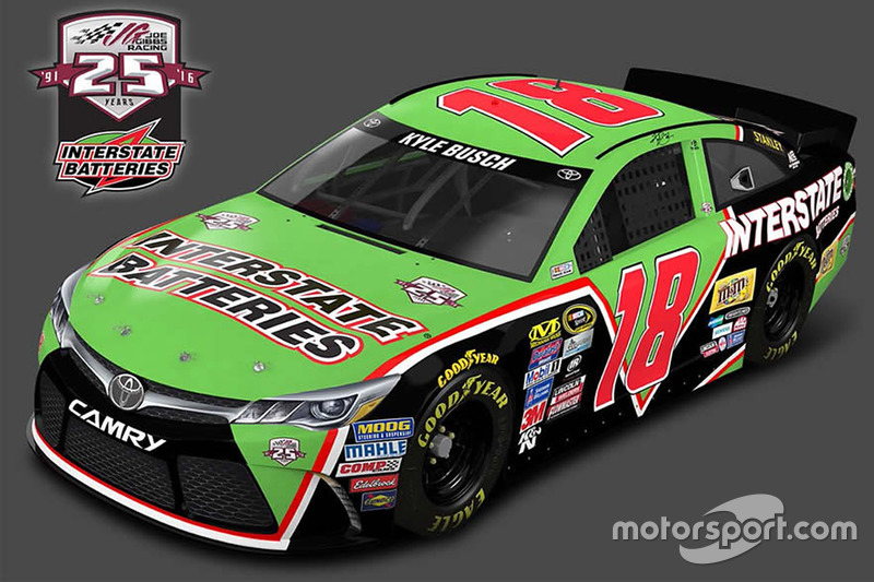 Kyle Busch, Joe Gibbs Racing Toyota, livrea speciale