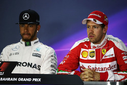 Lewis Hamilton und Sebastian Vettel