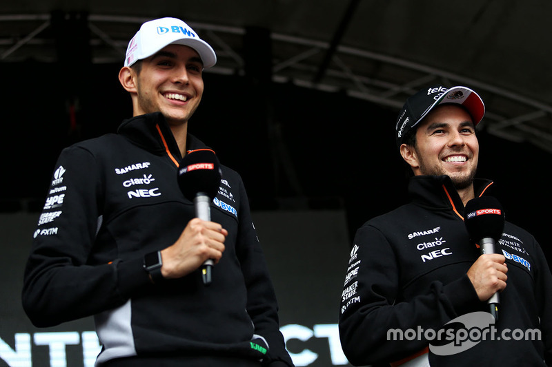 Sergio Pérez, Esteban Ocon, Sahara Force India