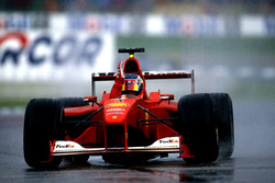 Podium: Race winner Rubens Barrichello, Ferrari F1 2000, second place Mika Hakkinen, Mclaren MP4-15, David Coulthard, Mclaren MP4-15