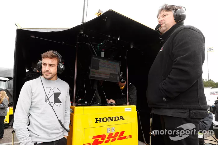 Fernando Alonso y Michael Andretti