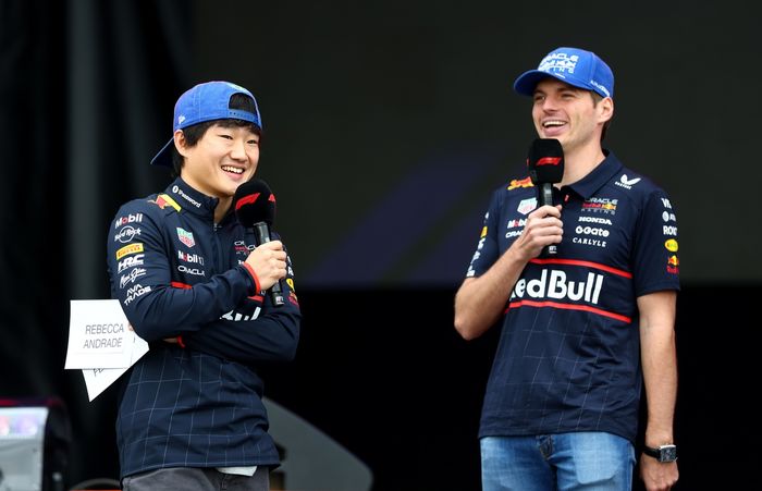 Max Verstappen, Red Bull Racing, Yuki Tsunoda, Red Bull Racing Team