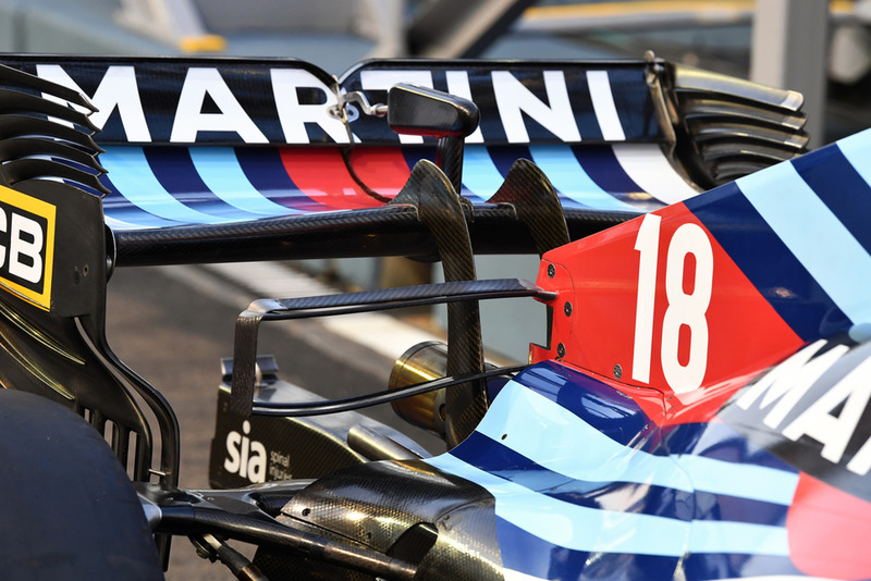 Ala trasera del Williams FW41