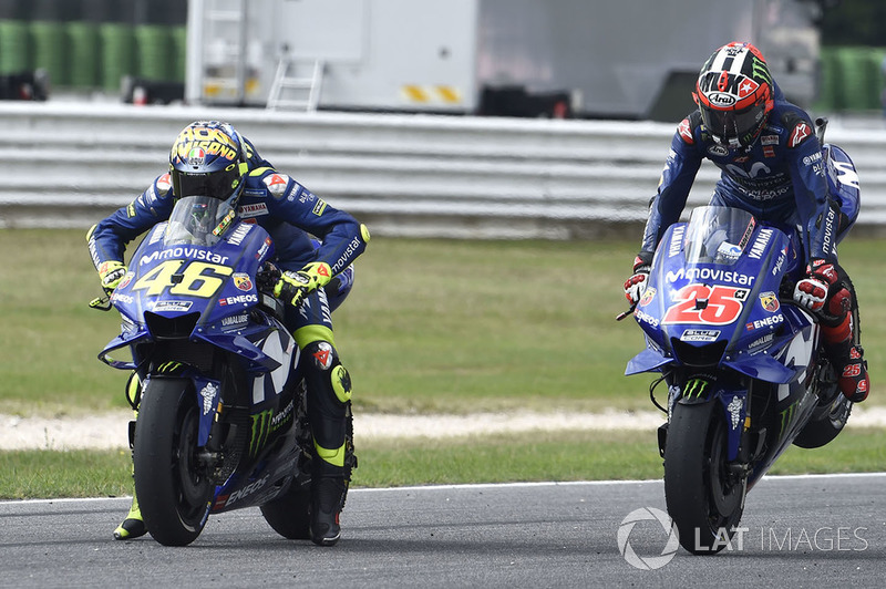 Valentino Rossi, Yamaha Factory Racing, Maverick Vinales Yamaha Factory Racing