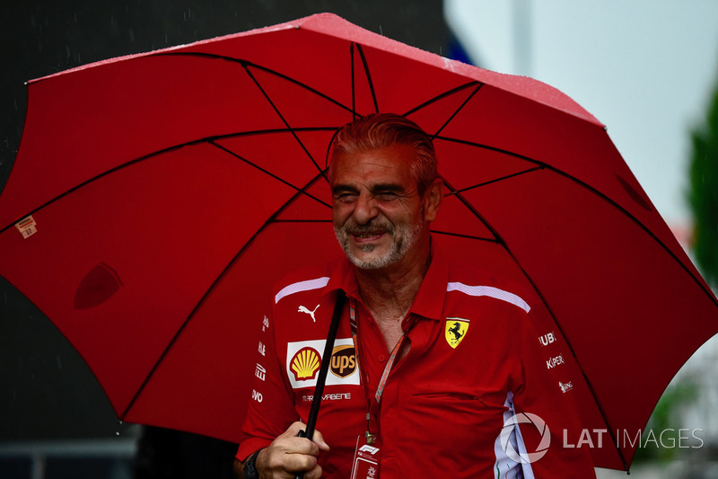 Maurizio Arrivabene, director del equipo Ferrari