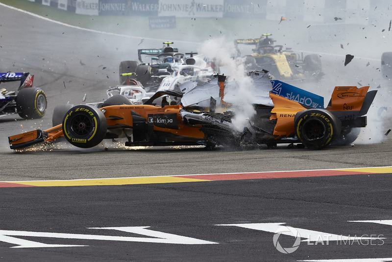 GP Belgia - Nico Hülkenberg/Fernando Alonso/Charles Leclerc