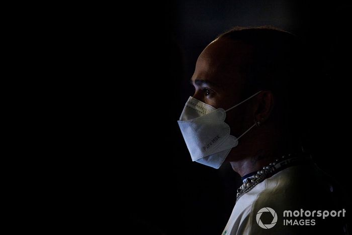 Lewis Hamilton, Mercedes habla con los medios de comunicación